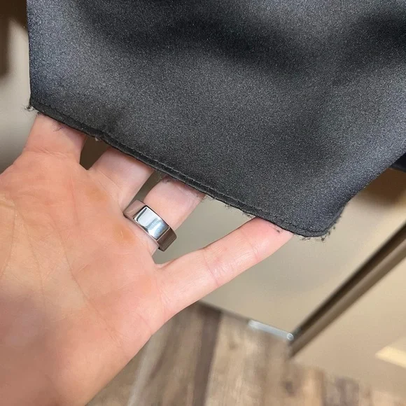 David’s Bridal Strapless Beaded Formal Long 90’s Y2K Prom Gown Black Size 2 - Picture 7 of 11